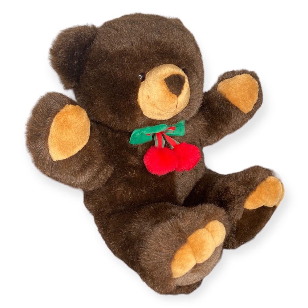 JC PENNEY Christmas BROWN BEAR Teddy Stuffed Animal LARGE 22 in Collectable Bear - Picture 4 of 11